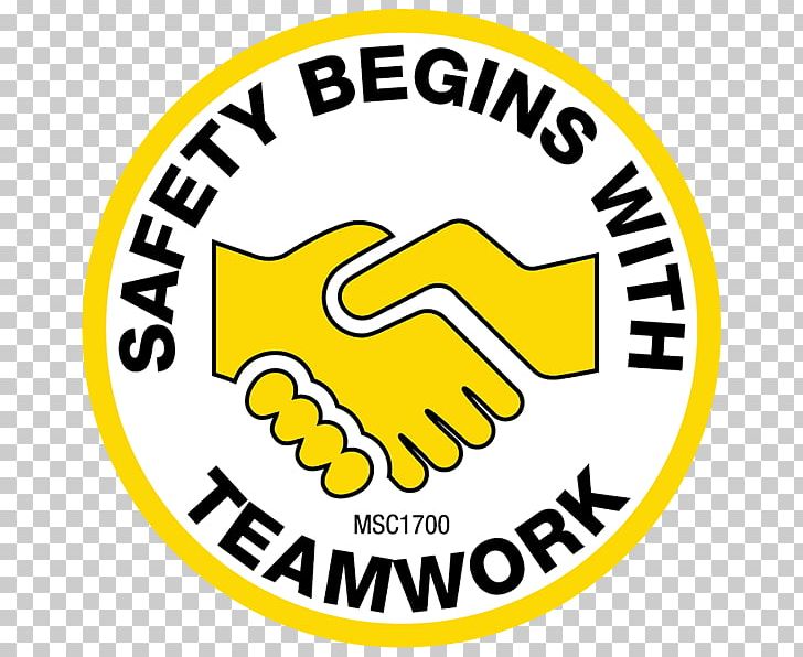 Safety Begins With Teamwork Accuform MGNF524XV 10" X 14" Adhesive Dura-Vinyl Sign Brand Accuform MGNF524VP 10" X 14" Plastic Sign PNG, Clipart, Adhesive, Area, Brand, Line, Logo Free PNG Download