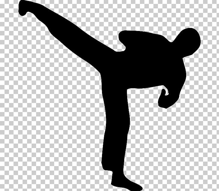 Kickboxing Silhouette PNG, Clipart, Animals, Arm, Art, Black And White, Boxing Free PNG Download