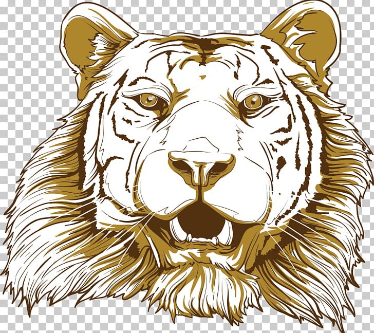 Tiger Big Cat Illustration PNG, Clipart, Animal, Animals, Big Cats, Carnivoran, Cartoon Free PNG Download