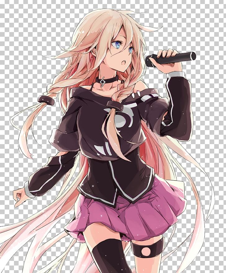 Vocaloid IA Anime Manga PNG, Clipart, Anime, Black Hair, Brown Hair, Cartoon, Cg Artwork Free PNG Download