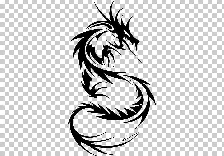 Chinese Dragon Tattoo Japanese Dragon PNG, Clipart, Artwork, Black, Black And White, Celtic Art, Chinese Dragon Free PNG Download