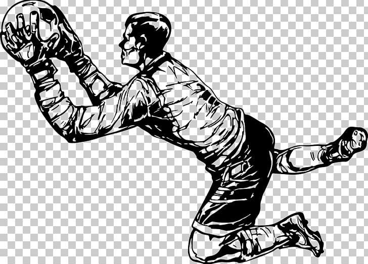 Football Goalkeeper Drawing F-Jugend Offside PNG, Clipart, Arm, Art, Ball, Black, Black And White Free PNG Download