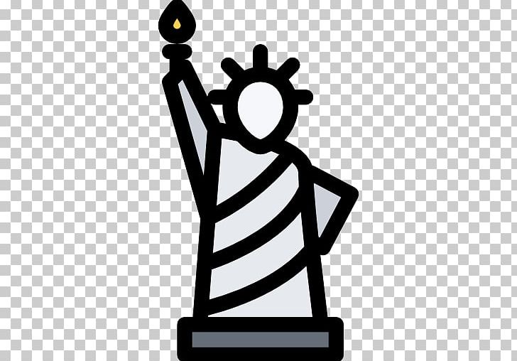 Statue Of Liberty Monument Computer Icons PNG, Clipart, Area, Artwork, Black And White, Building, Computer Icons Free PNG Download