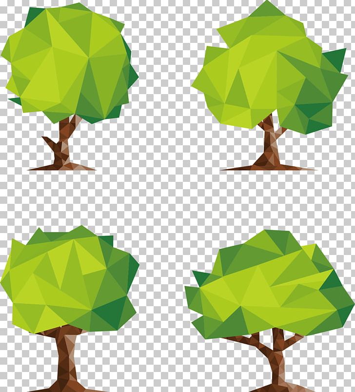 Polygon Low Poly Tree PNG, Clipart, Computer Graphics, Crystalline, Encapsulated Postscript, Euclidean Vector, Family Tree Free PNG Download
