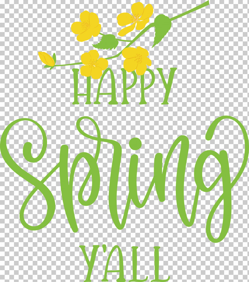 Happy Spring Spring PNG, Clipart, Cut Flowers, Floral Design, Happiness, Happy Spring, Leaf Free PNG Download