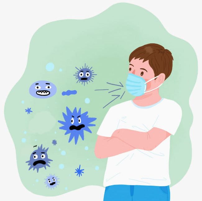 People With Colds And Germs PNG, Clipart, Bacteria, Cartoon, Cold, Colds Clipart, Germs Clipart Free PNG Download