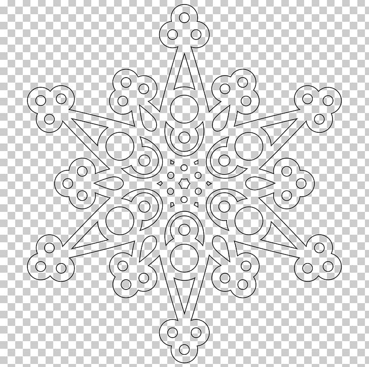 Coloring Book Snowflake Child Mandala PNG, Clipart, Adult, Area, Black And White, Child, Circle Free PNG Download