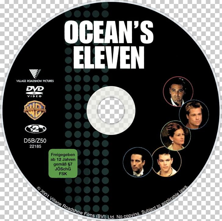 Danny Ocean YouTube Ocean's Film DVD PNG, Clipart,  Free PNG Download