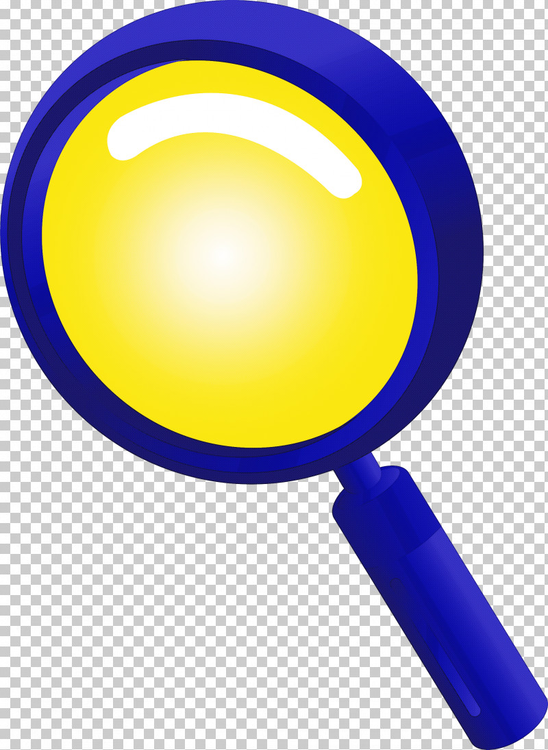 Magnifying Glass Magnifier PNG, Clipart, Electric Blue, Magnifier, Magnifying Glass, Yellow Free PNG Download