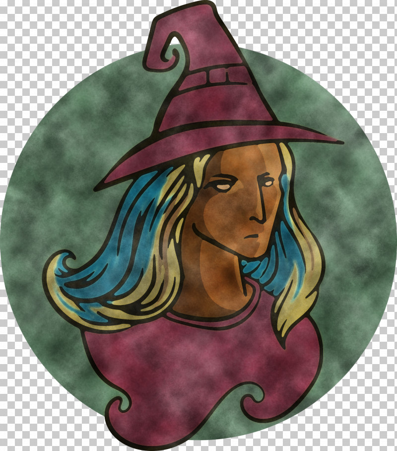 Witch Halloween PNG, Clipart, Christmas Day, Christmas Ornament, Halloween, Mermaid, Ornament Free PNG Download