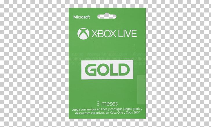Brand Xbox Live 12 Months Gift Card PNG, Clipart, Brand, Download, Gift, Gold, Green Free PNG Download