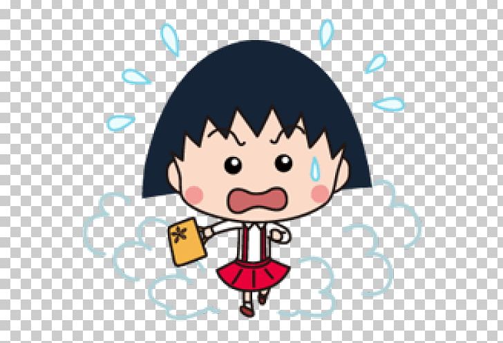 Chibi Maruko-chan Sticker Animation PNG, Clipart, Area, Art, Artwork, Boy, Cartoon Free PNG Download