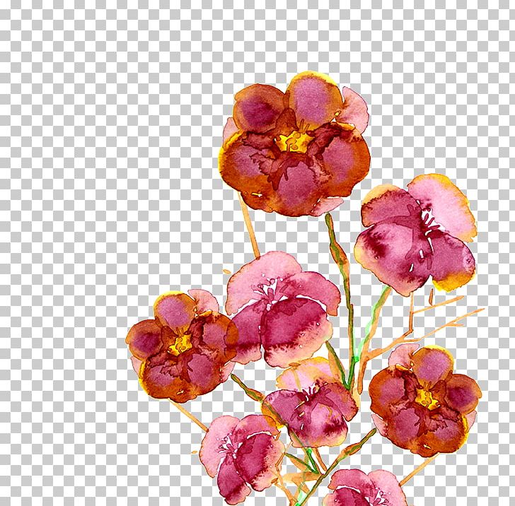 Paper Watercolor Painting PNG, Clipart, Acrylic Paint, Brush, Color, Cut Flowers, Download Free PNG Download