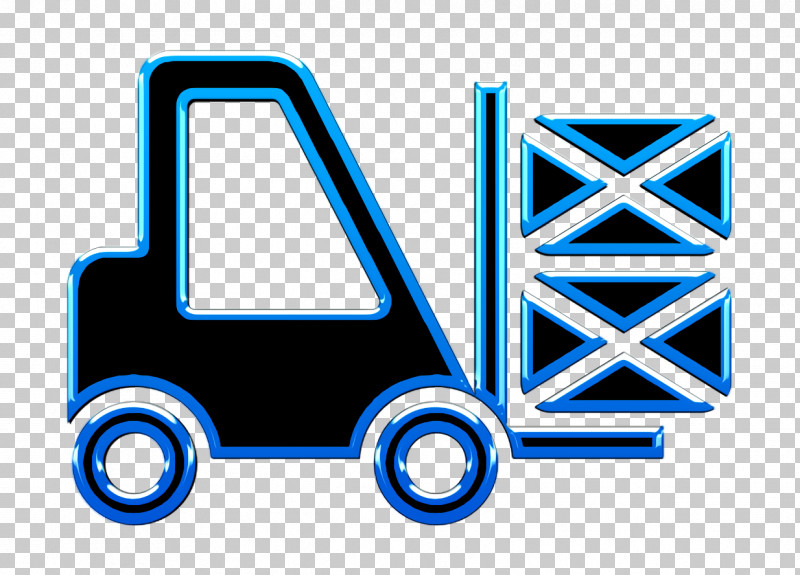 Truck Icon Transport Icon Packages Transportation On A Truck Icon PNG, Clipart, Electric Blue, Line, Logistics Delivery Icon, Transport Icon, Truck Icon Free PNG Download