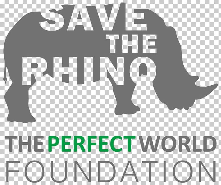 Rhinoceros Save The Rhino Logo The Perfect World Foundation Mammal PNG, Clipart, Animal, Animals, Black, Black And White, Black Rhinoceros Free PNG Download