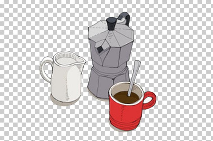 Coffee Cup Cafe Kettle Illustration PNG, Clipart, Adobe Illustrator, Cafe, Coffee, Coffee Cup, Coffeemaker Free PNG Download