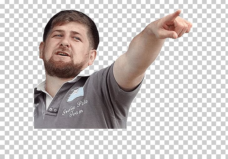Ramzan Kadyrov Chechnya Telegram Sticker PNG, Clipart, Arm, Chechnya, Chin, Finger, Hand Free PNG Download