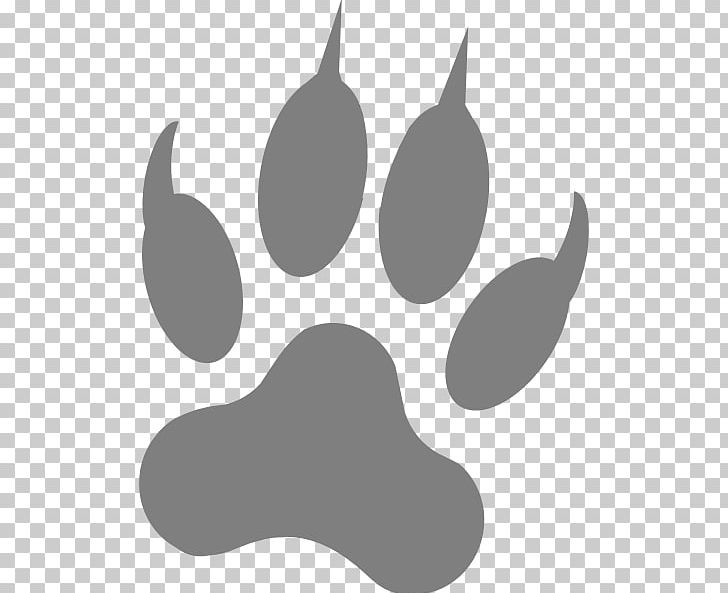 wolf paws clipart