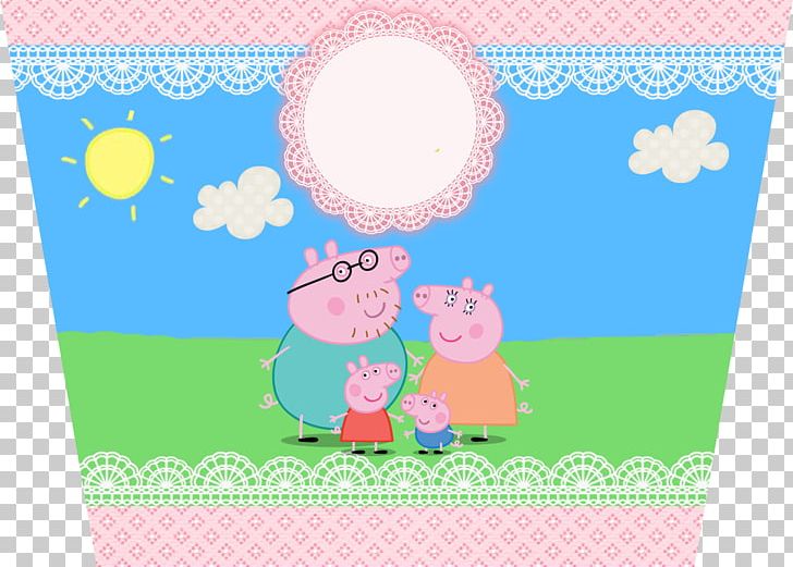 Daddy Pig Mummy Pig Party Paper Convite PNG, Clipart, Area, Art, Bar, Birthday, Blue Free PNG Download