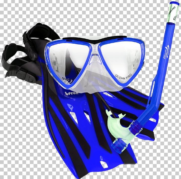 Diving & Snorkeling Masks Goggles Diving & Swimming Fins Protective Gear In Sports PNG, Clipart, Blue, Cobalt Blue, Diving Equipment, Diving Mask, Electric Blue Free PNG Download