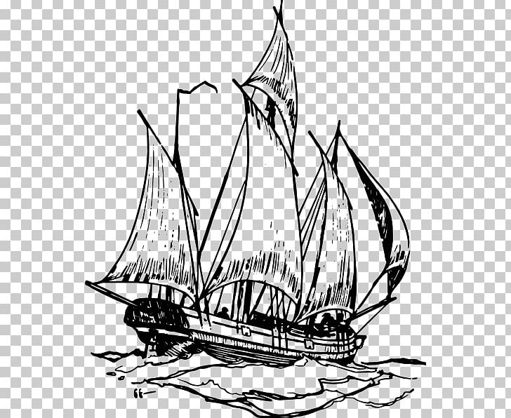 Sailing Ship Boat PNG, Clipart, Baltimore Clipper, Barque, Black And White, Boat, Brig Free PNG Download