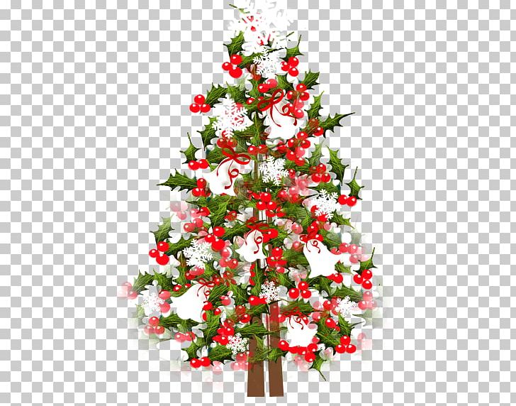 Christmas Tree Postcard Wedding Invitation Santa Claus PNG, Clipart, Artificial Flower, Branch, Christmas, Christmas Card, Christmas Decoration Free PNG Download
