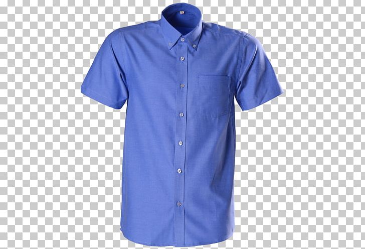 T-shirt Oxford Dress Shirt Clothing PNG, Clipart, Blue, Button, Clothing, Cobalt Blue, Collar Free PNG Download