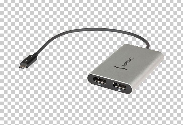 Sonnet TB3-DDP4K Thunderbolt 3 2x DisplayPort Black StarTech.com Thunderbolt 3 To Dual DisplayPort Adapter Sonnet Thunderbolt 3 To Dual DisplayPort Adapter PNG, Clipart, 5k Resolution, Adapter, Cable, Computer, Computer Monitors Free PNG Download