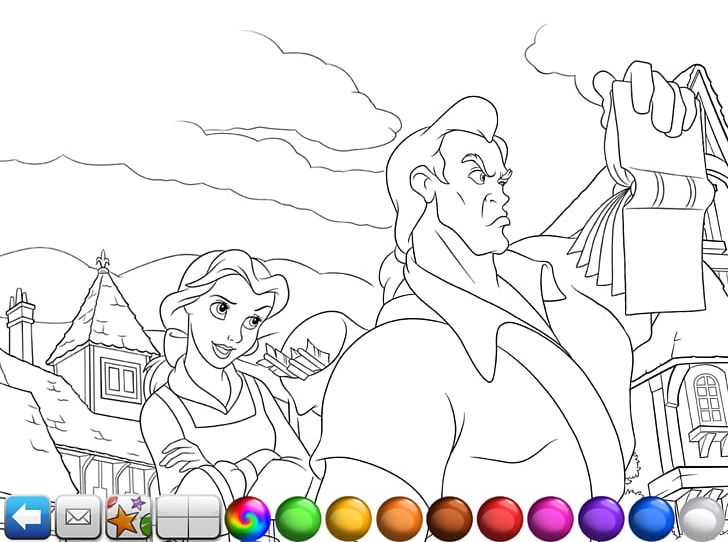Beauty And The Beast Belle Coloring Book PNG, Clipart, Art, Artwork, Beast, Beauty, Beauty And The Beast Free PNG Download