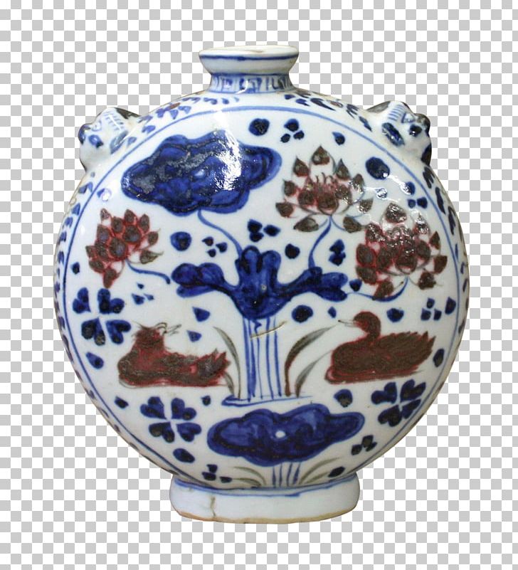 Blue And White Pottery Vase Ceramic Cobalt Blue Porcelain PNG, Clipart, Artifact, Bird, Blue, Blue And White Porcelain, Blue And White Pottery Free PNG Download