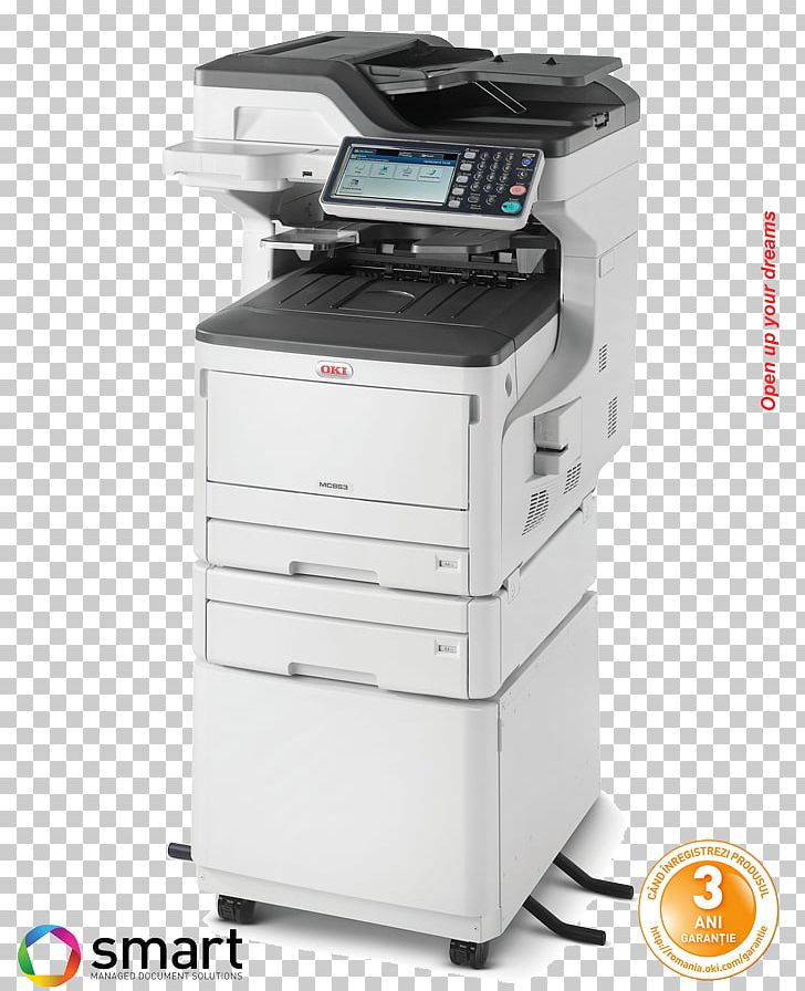 Multi-function Printer Oki Electric Industry Oki Data Corporation Photocopier PNG, Clipart, Canon, Electronics, Fax, Inkjet Printing, Laser Printing Free PNG Download