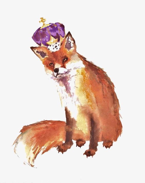 Queen Fox PNG, Clipart, Animal, Cartoon, Crown, Fox, Fox Clipart Free PNG Download