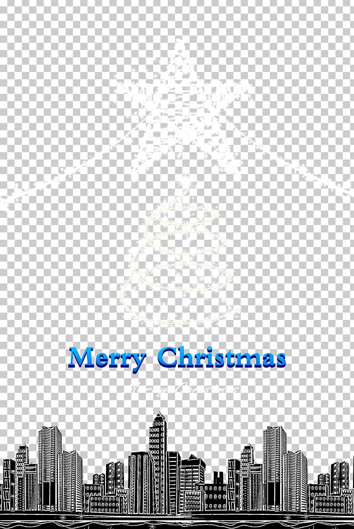 Silhouette Christmas City PNG, Clipart, Black And White, Brand, Christmas, Christmas Border, Christmas Decoration Free PNG Download