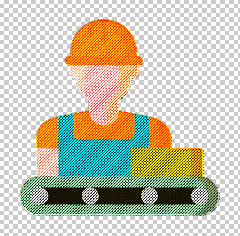 Conveyor Icon Manufacturing Icon Worker Icon PNG, Clipart, Behavior, Conveyor Icon, Geometry, Hat, Human Free PNG Download