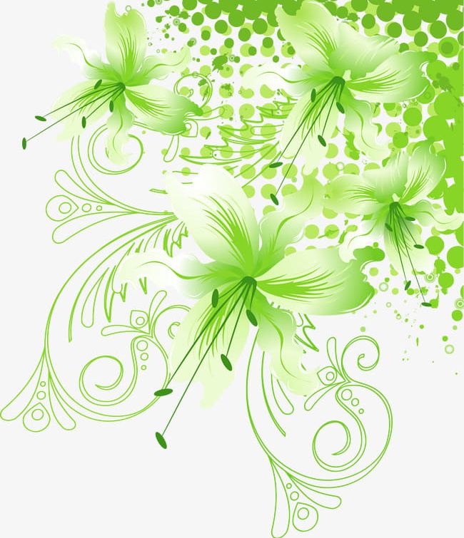 Green Painted Floral Background PNG, Clipart, Background, Floral, Floral Clipart, Flowers, Green Free PNG Download