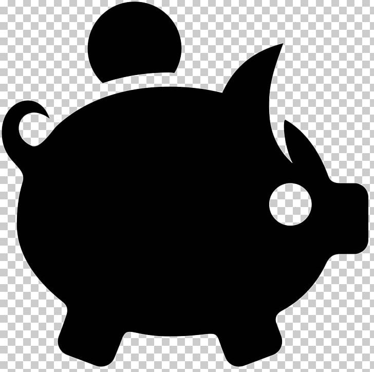 Piggy Bank Saving Money Computer Icons PNG, Clipart, Bank, Black, Black And White, Carnivoran, Cat Free PNG Download