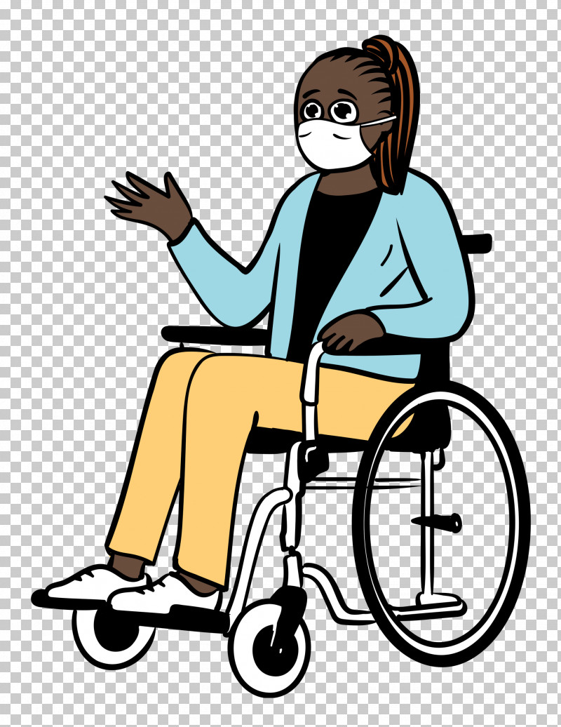 Woman Wheelchair Medical Mask PNG, Clipart, Beautym, Behavior, Chair, Health, Human Free PNG Download