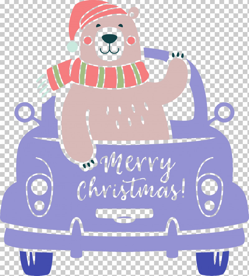 Cartoon Transport Vehicle Bear Car PNG, Clipart, Bear, Car, Cartoon, Merry Christmas Car, Paint Free PNG Download