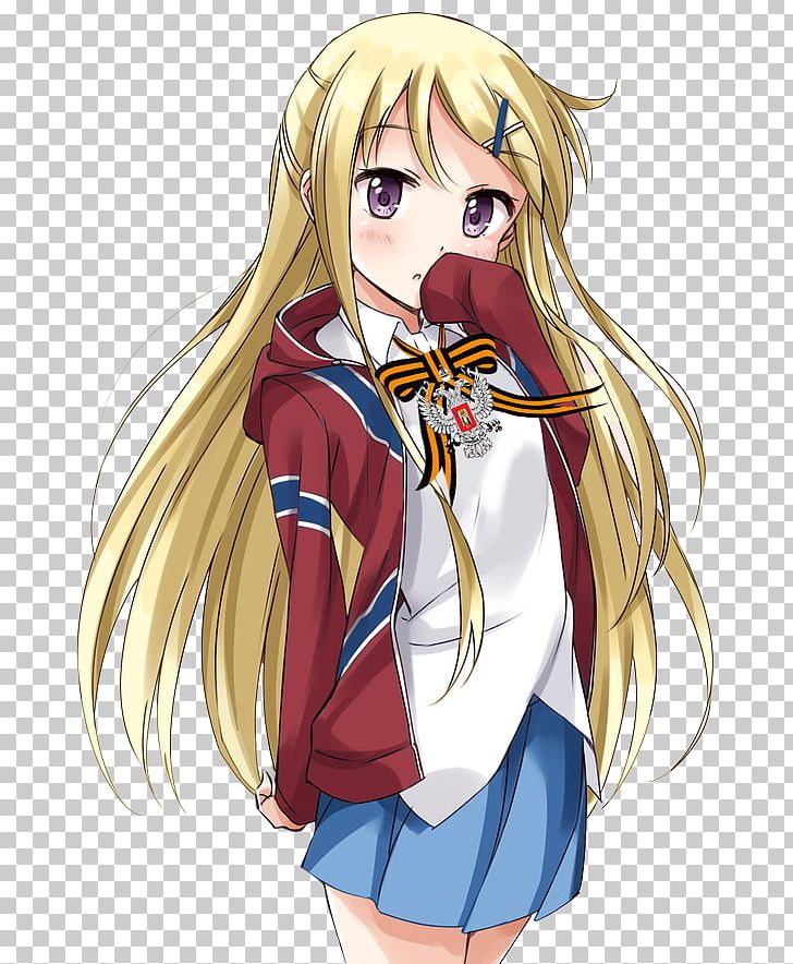 Anime Rendering Mangaka Blond Hime Cut PNG, Clipart, Anime, Blond, Brown Hair, Cartoon, Cg Artwork Free PNG Download