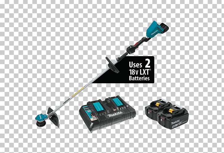 Battery Charger Makita String Trimmer Lithium-ion Battery Tool PNG, Clipart, Ampere Hour, Battery Charger, Cable, Chainsaw, Cordless Free PNG Download