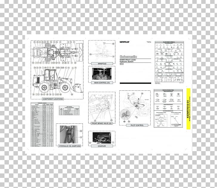 Caterpillar Inc. John Deere Hydraulics Loader Hydraulic Circuit PNG, Clipart, Angle, Area, Black And White, Brand, Caterpillar Free PNG Download