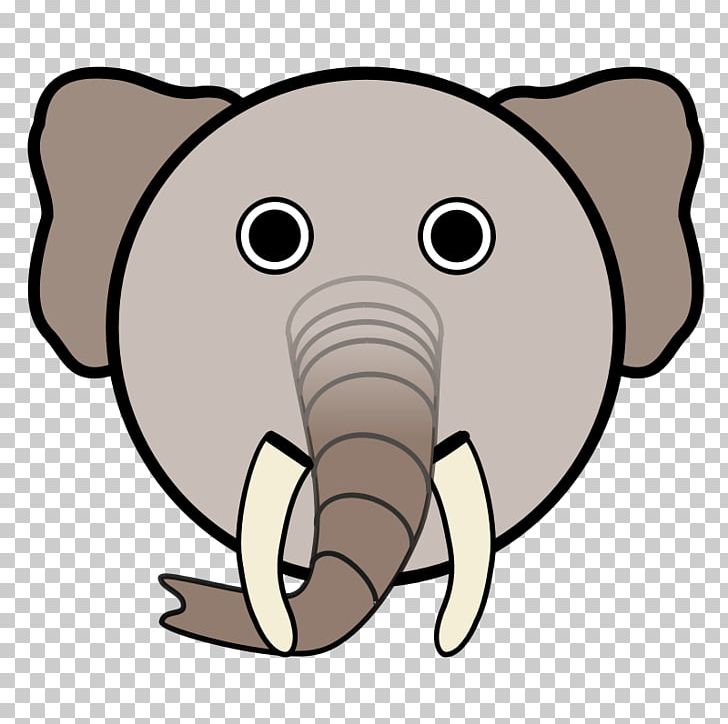 Elephant Cartoon Drawing PNG, Clipart, African Elephant, Animal Figure, Carnivoran, Cartoon, Cartoon Elephant Face Free PNG Download