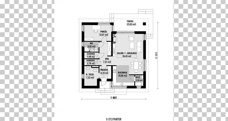 House Powierzchnia Zabudowy Gable Roof Floor Plan PNG, Clipart, Angle, Area, Attic, Black And White, Brand Free PNG Download