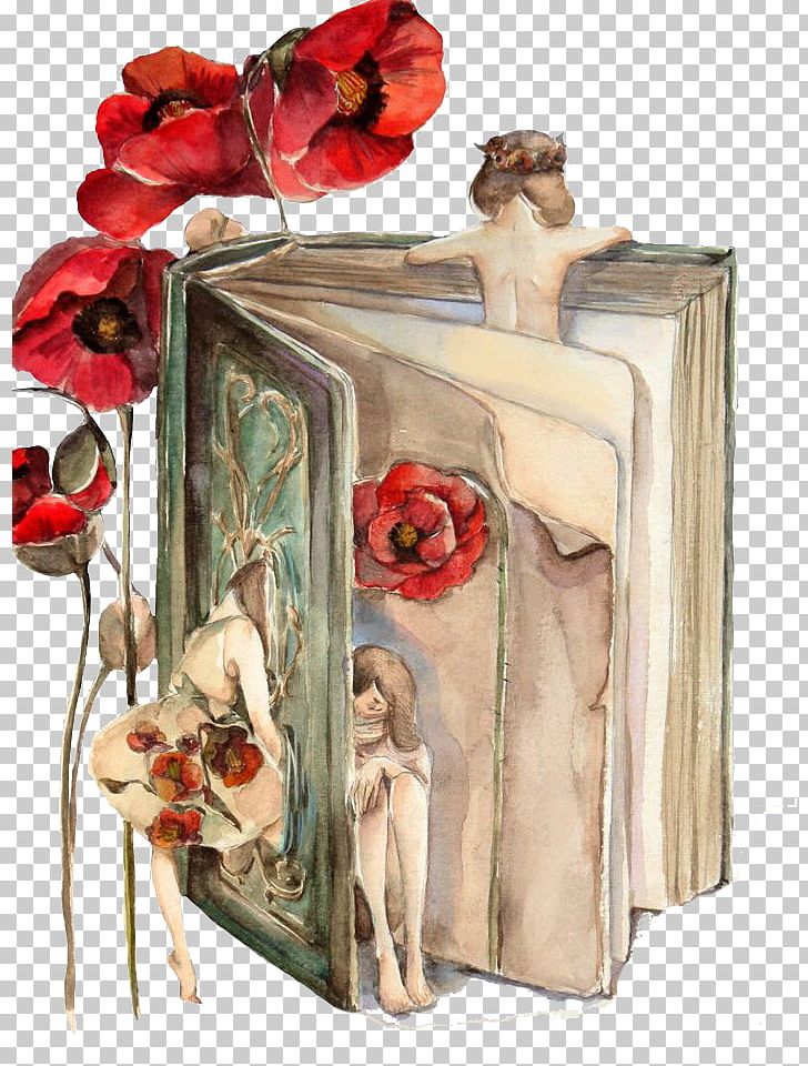 Catching Fire Book Reading Art Watercolor Painting PNG, Clipart, Artist, Author, Connotations, Floral Design, Floristry Free PNG Download