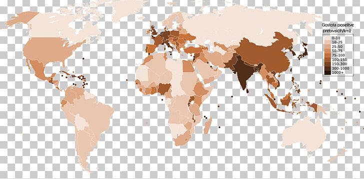 World Population Population Density World Map PNG, Clipart, Area, Art, Cartogram, Cattle Like Mammal, City Free PNG Download