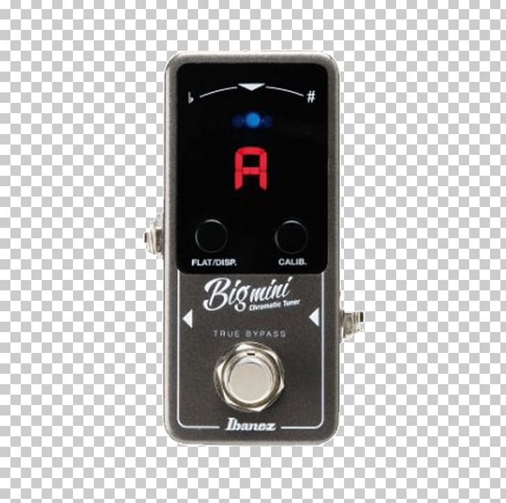 Electronic Tuner Ibanez BIGMINI Mini Series Chromatic Tuner Pedal Effects Processors & Pedals Guitar PNG, Clipart, Acoustic Guitar, Audio Equipment, Bass Guitar, Chromatic Scale, Effects Processors Pedals Free PNG Download