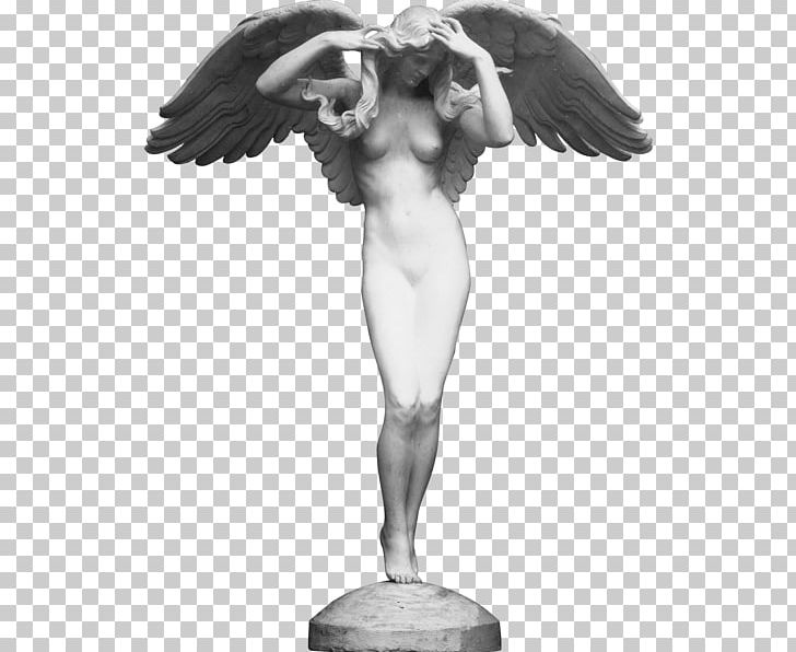 Statue Sculpture PNG, Clipart, Angel, Architecture, Black And White, Bronze Sculpture, Comp Free PNG Download