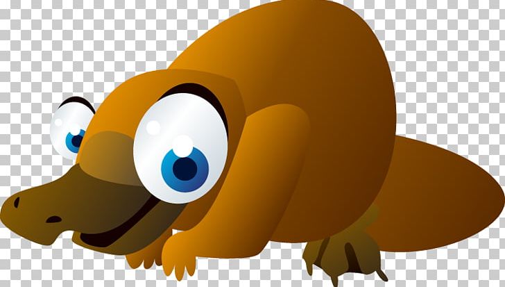 Platypus Cartoon Illustration PNG, Clipart, Animal, Bird, Brown, Carnivoran, Cartoon Free PNG Download