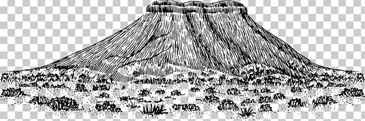 Table Mountain T-shirt Plateau PNG, Clipart, Black And White, Clothing, Drawing, Geology, Line Free PNG Download