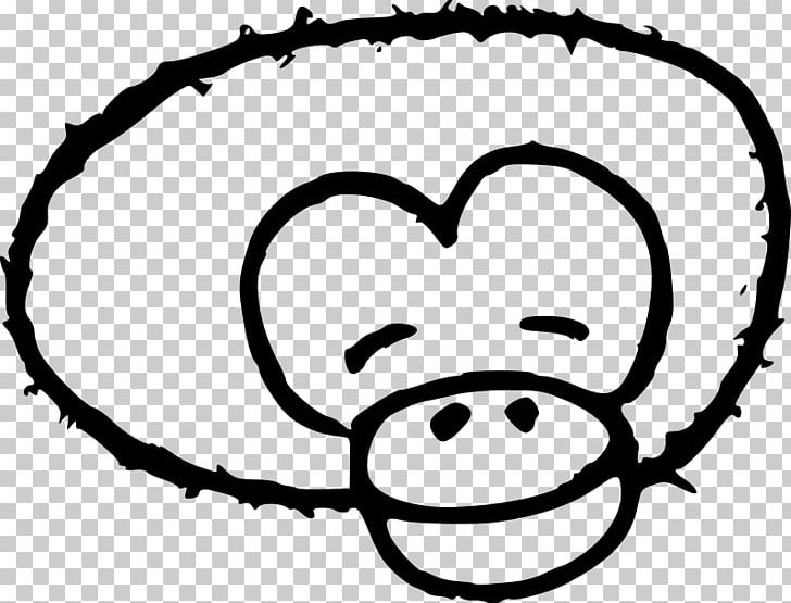 Chimpanzee Smile Ape Homo Sapiens PNG, Clipart, Area, Art, Black, Black And White, Cartoon Head Free PNG Download